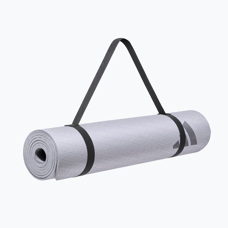 Килимок для фітнесу adidas Yoga 6 мм silver/violet 9