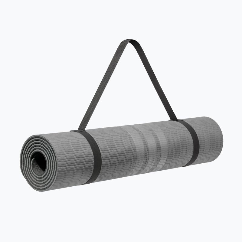 Килимок для йоги adidas Double Sided Yoga grey 9