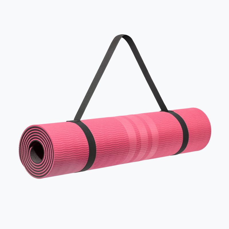 Килимок для йоги adidas Double Sided Yoga pink fusion 8