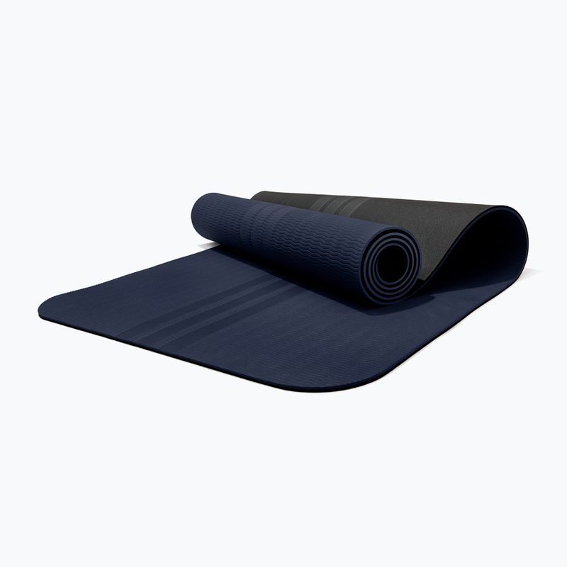 Килимок для йоги adidas Double Sided Yoga dark blue 6