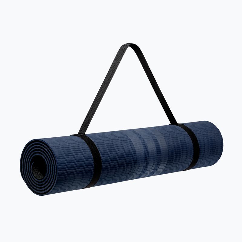 Килимок для йоги adidas Double Sided Yoga dark blue 9
