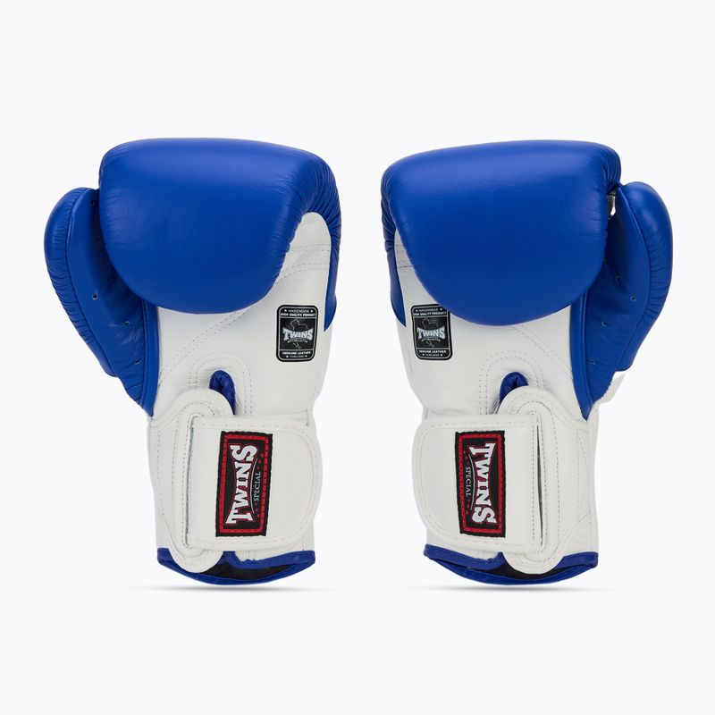 Рукавиці боксерські Twins Special BGVL6 white/blue 2