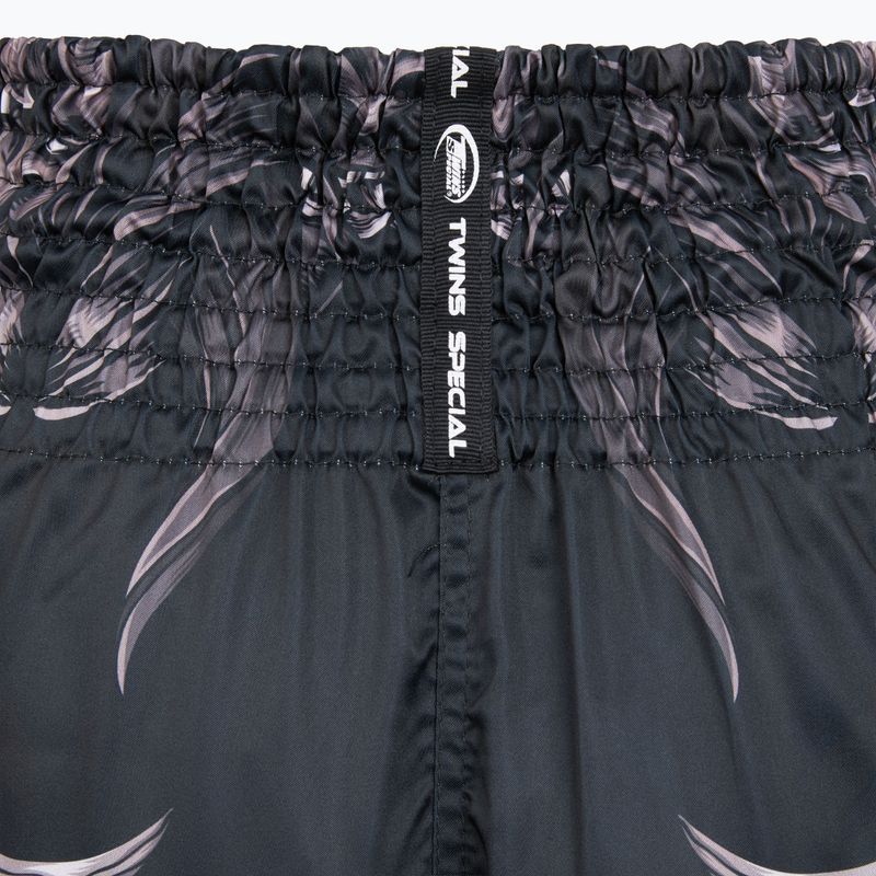 Шорти для тренувань Twins Special Muay Thai Twins Kabuki black/white/red 4