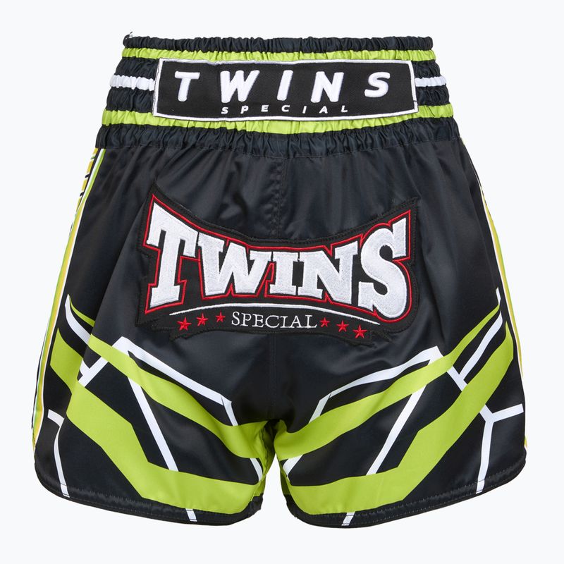 Шорти для тренувань Twins Special Muay Thai Twins Racing black/yellow/white/red