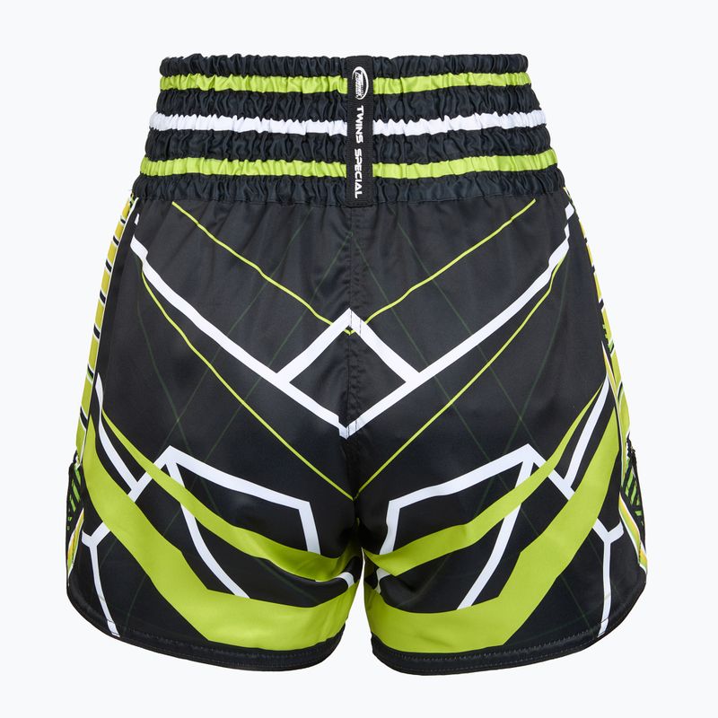 Шорти для тренувань Twins Special Muay Thai Twins Racing black/yellow/white/red 2