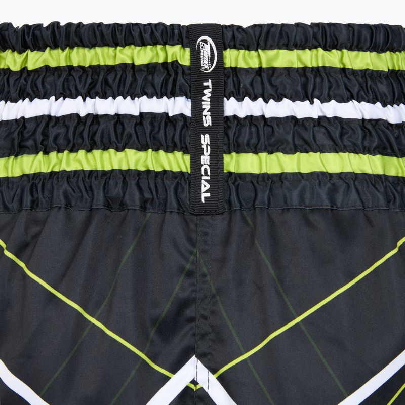 Шорти для тренувань Twins Special Muay Thai Twins Racing black/yellow/white/red 4