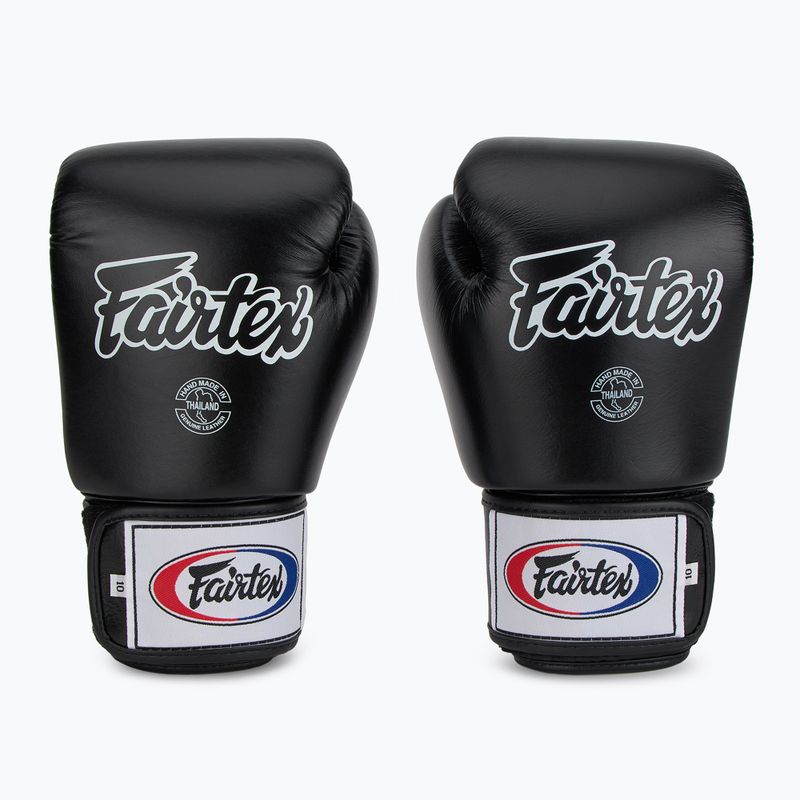 Боксерські рукавички Fairtex Universal "Tight-Fit" Design чорні 2