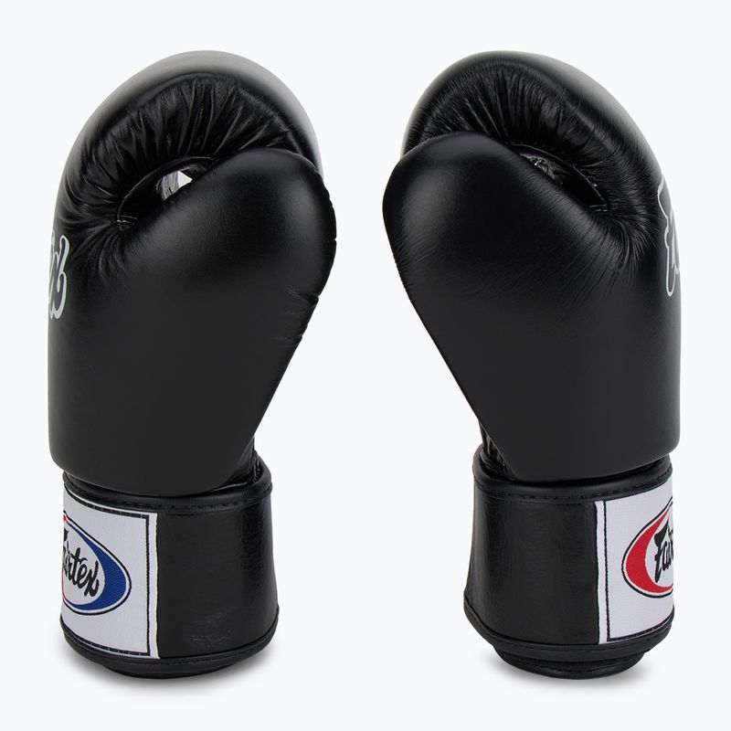 Боксерські рукавички Fairtex Universal "Tight-Fit" Design чорні 4