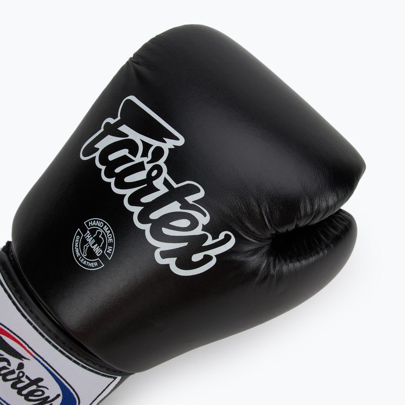Боксерські рукавички Fairtex Universal "Tight-Fit" Design чорні 5
