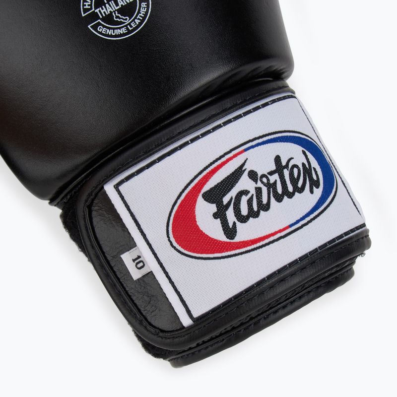 Боксерські рукавички Fairtex Universal "Tight-Fit" Design чорні 6