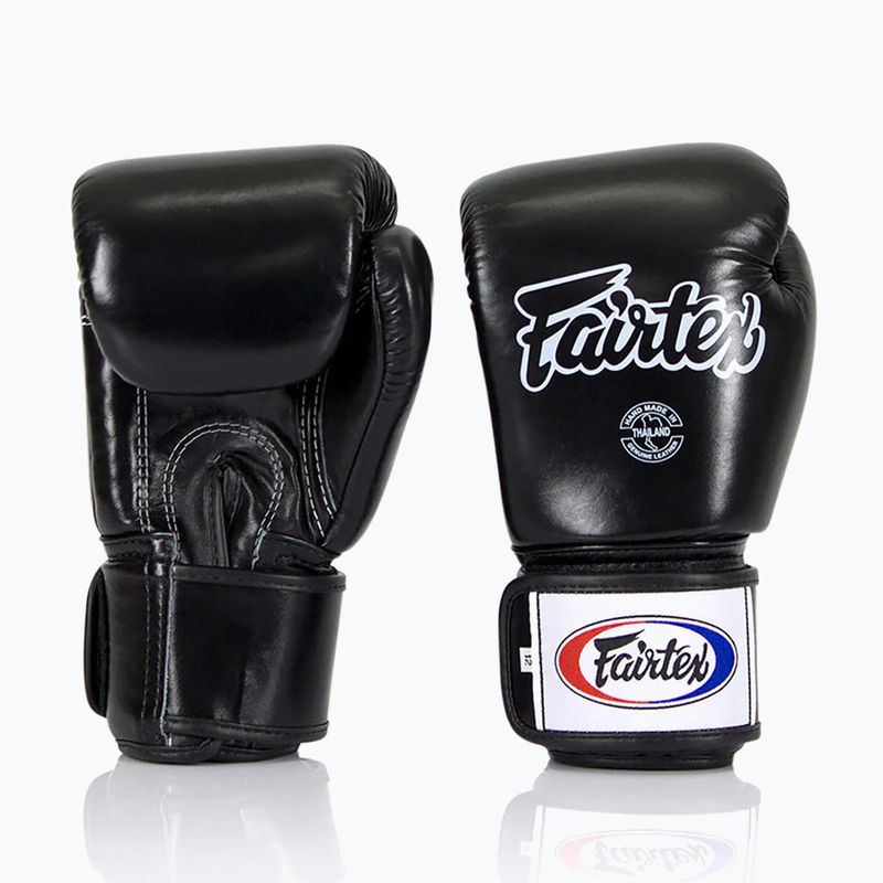 Боксерські рукавички Fairtex Universal "Tight-Fit" Design чорні 7