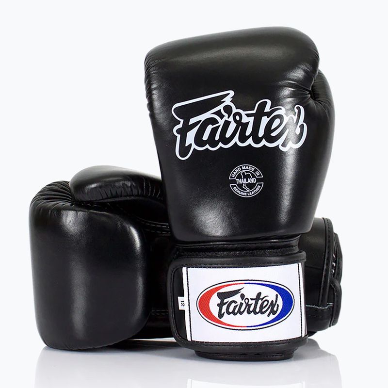 Боксерські рукавички Fairtex Universal "Tight-Fit" Design чорні 8
