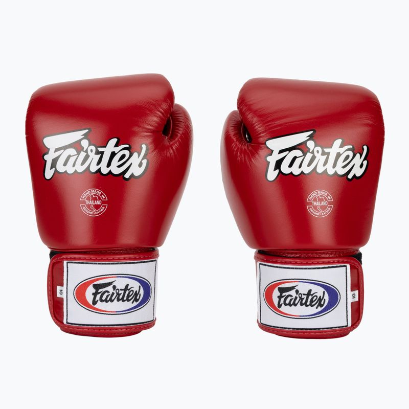 Боксерські рукавички Fairtex Universal "Tight-Fit" Design червоні 2