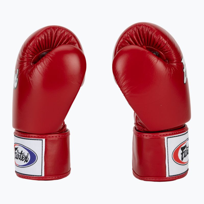 Боксерські рукавички Fairtex Universal "Tight-Fit" Design червоні 4