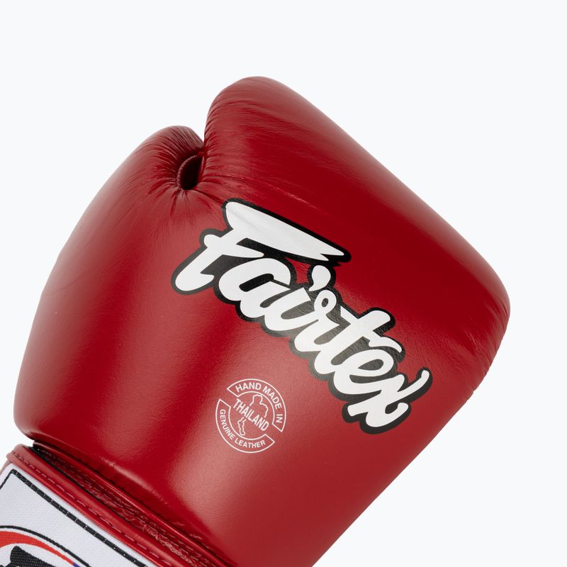 Боксерські рукавички Fairtex Universal "Tight-Fit" Design червоні 5