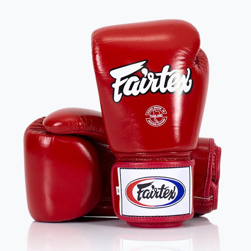 Боксерські рукавички Fairtex Universal "Tight-Fit" Design червоні 2