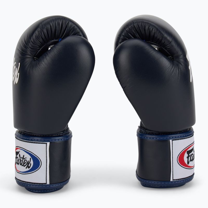 Боксерські рукавички Fairtex Universal "Tight-Fit" Design сині 4