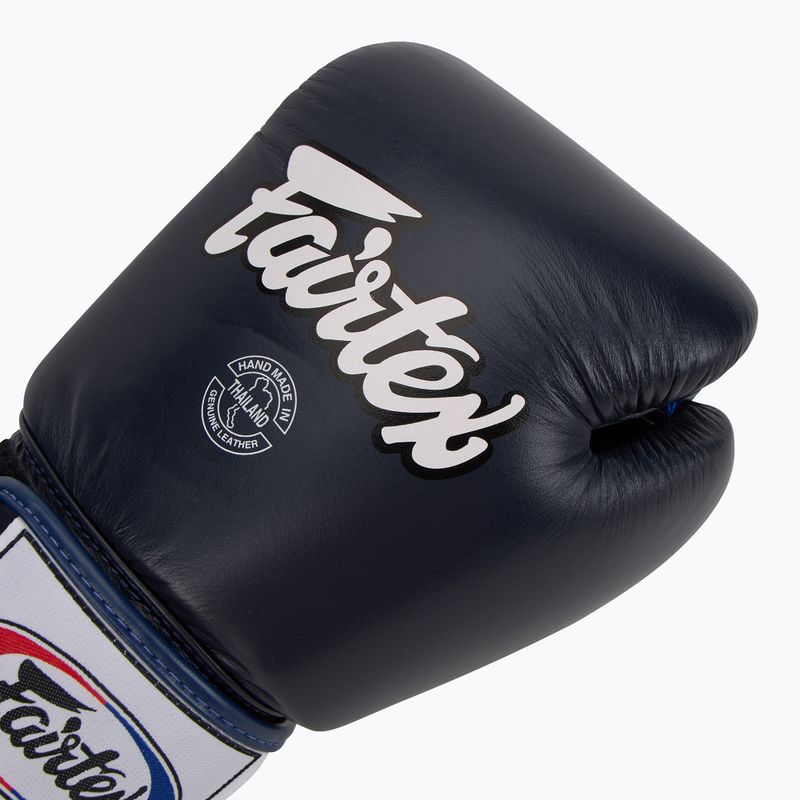 Боксерські рукавички Fairtex Universal "Tight-Fit" Design сині 5