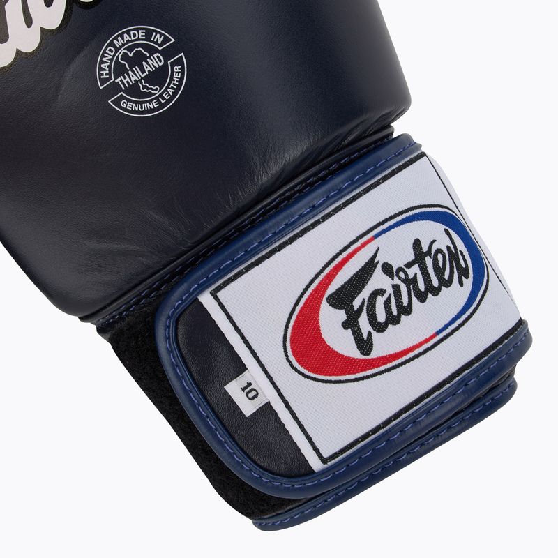 Боксерські рукавички Fairtex Universal "Tight-Fit" Design сині 6