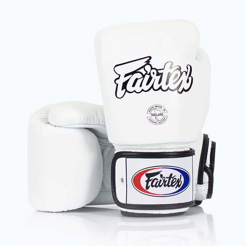 Боксерські рукавички Fairtex Universal "Tight-Fit" Design білі 2