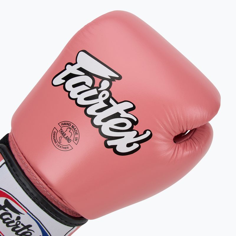 Боксерські рукавички Fairtex Universal "Tight-Fit" Design рожеві 5
