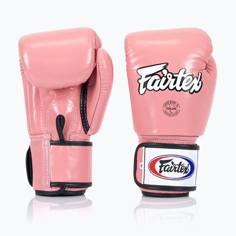 Боксерські рукавички Fairtex Universal "Tight-Fit" Design рожеві 7