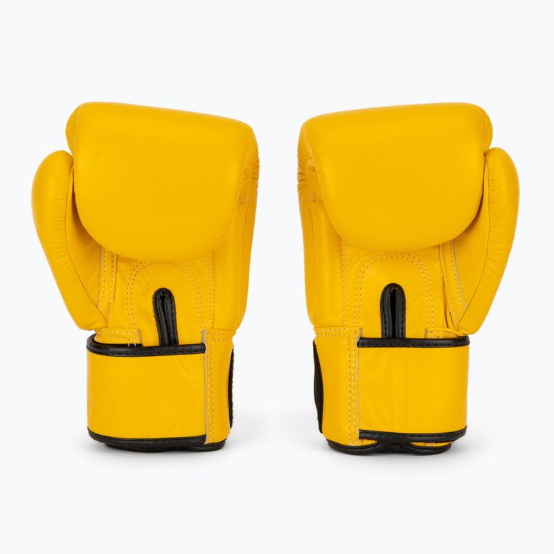 Боксерські рукавички Fairtex Universal "Tight-Fit" Design жовті 3