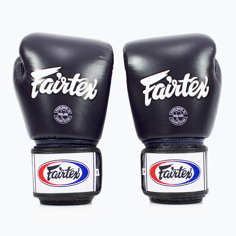 Універсальні дихаючі сині боксерські рукавички Fairtex