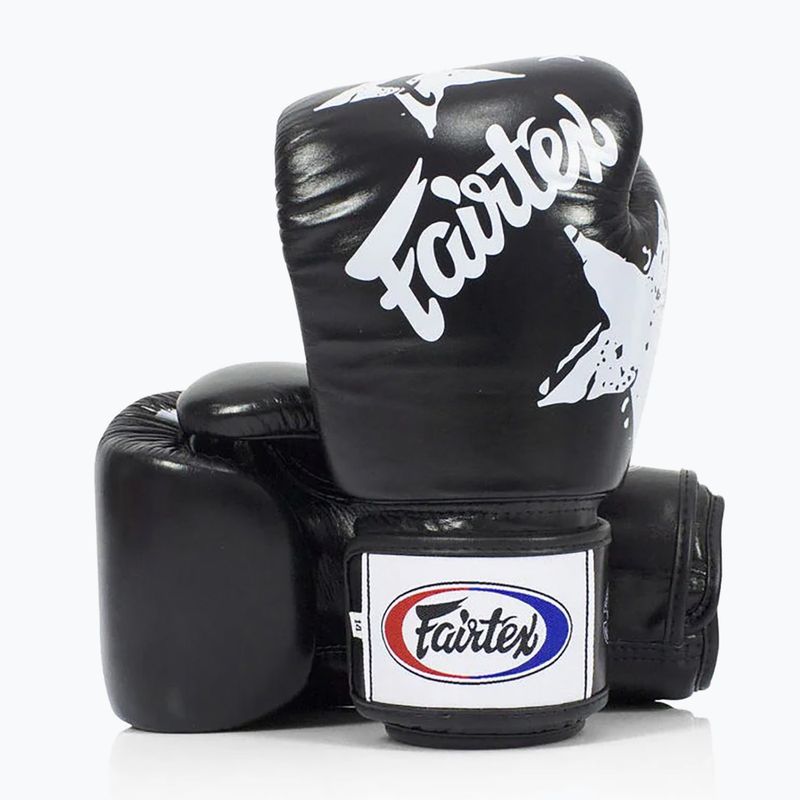Боксерські рукавички Fairtex "Tight-Fit" Design-Nation Prints Collection чорні 5