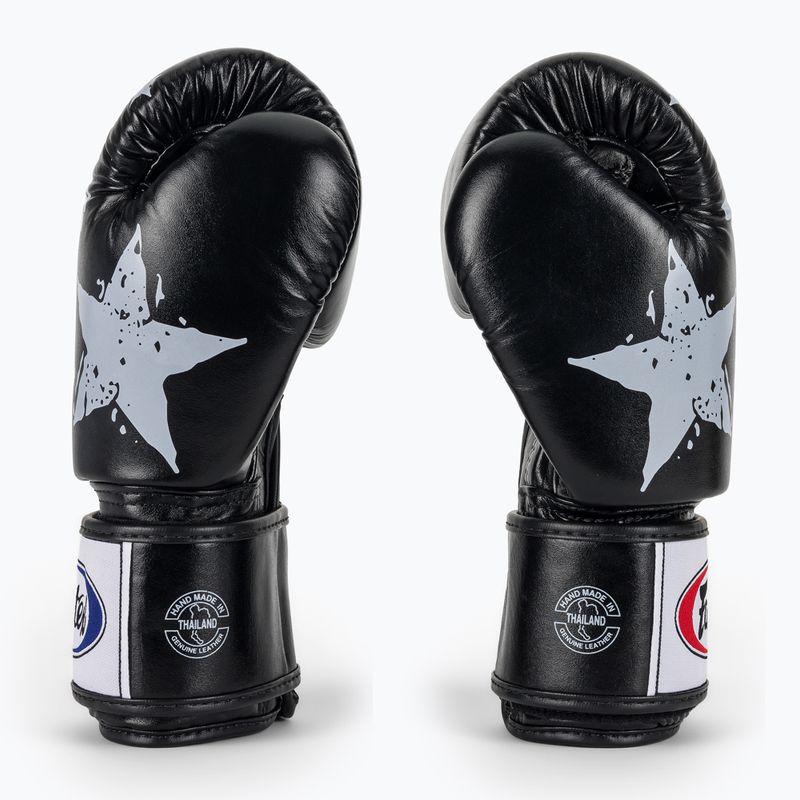 Боксерські рукавички Fairtex "Tight-Fit" Design-Nation Prints Collection чорні 4