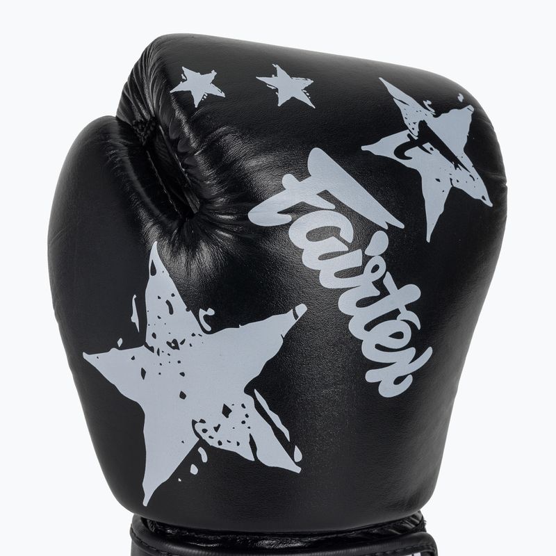 Боксерські рукавички Fairtex "Tight-Fit" Design-Nation Prints Collection чорні 5