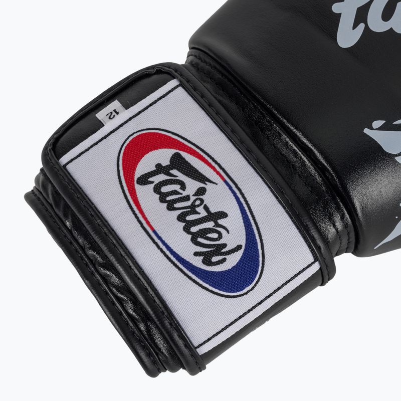 Боксерські рукавички Fairtex "Tight-Fit" Design-Nation Prints Collection чорні 6