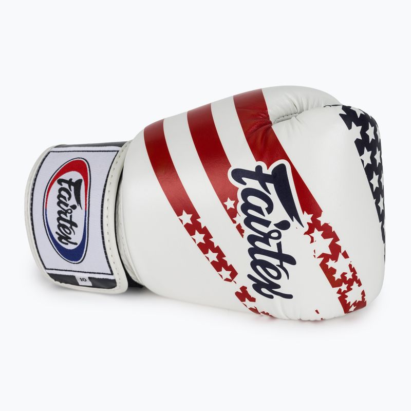 Боксерські рукавички Fairtex Universal "Tight-Fit" Design USA білі 5
