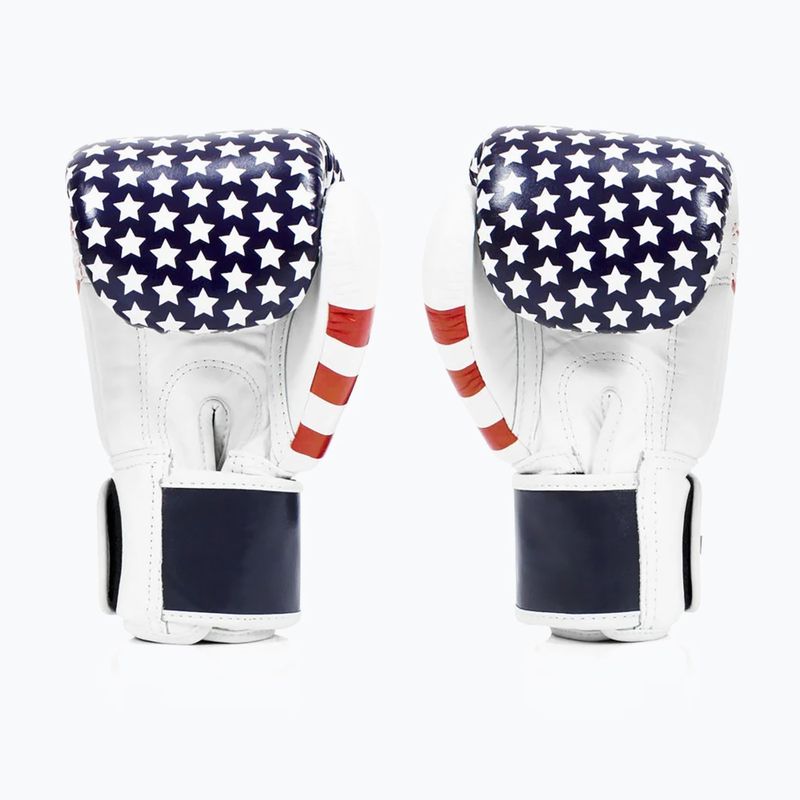 Боксерські рукавички Fairtex Universal "Tight-Fit" Design USA білі 2