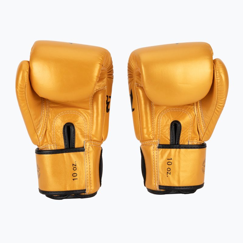 Боксерські рукавички Fairtex Universal "Tight-Fit" Design Falcon золоті 3