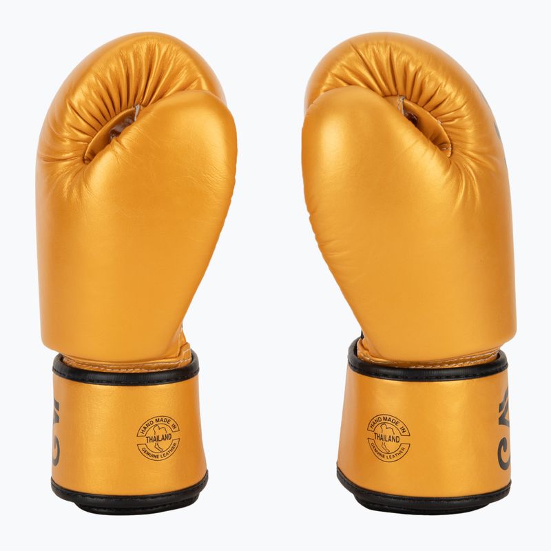 Боксерські рукавички Fairtex Universal "Tight-Fit" Design Falcon золоті 4
