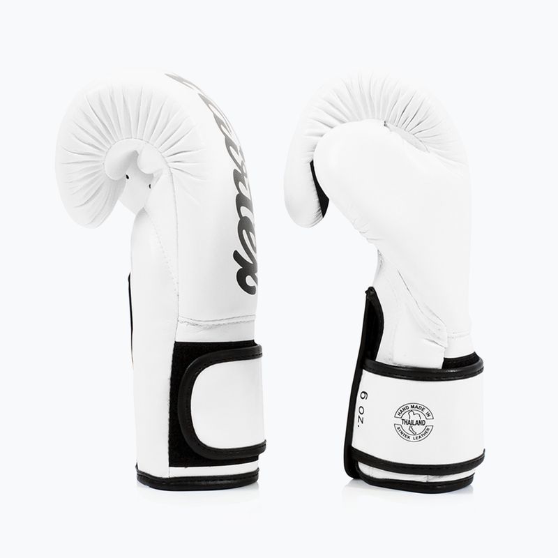 Рукавички на босу ногу з мікрофібри Fairtex білі 3
