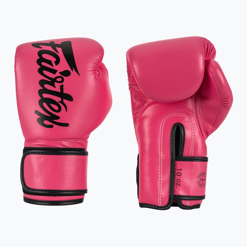 Рукавички на босу ногу з мікрофібри Fairtex рожеві/чорні
