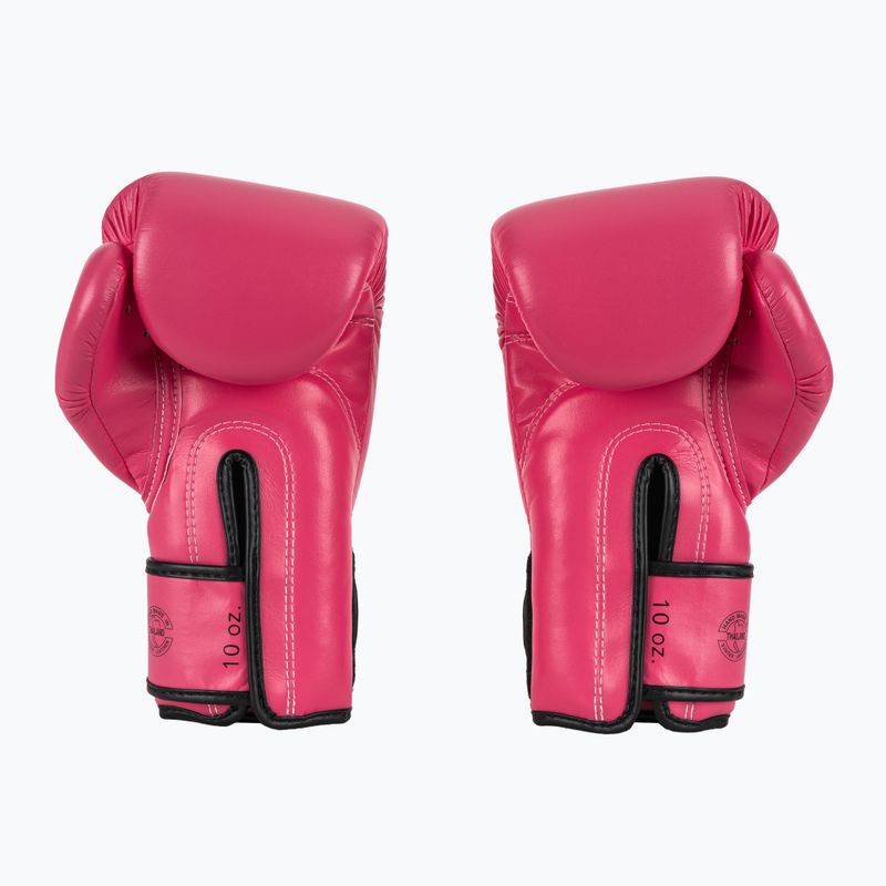 Рукавички на босу ногу з мікрофібри Fairtex рожеві/чорні 3