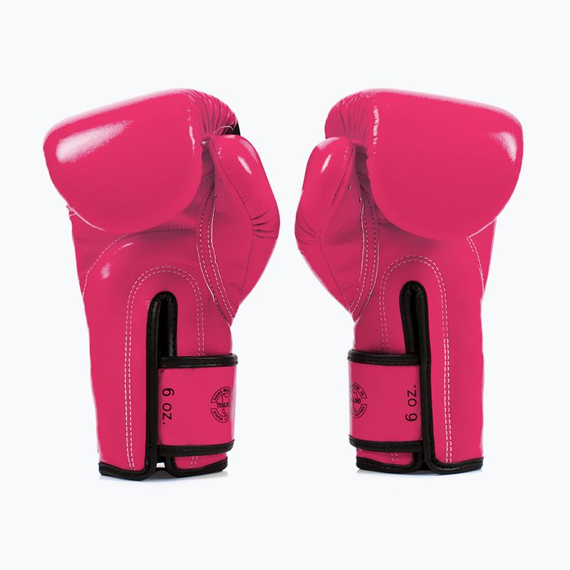 Рукавички на босу ногу з мікрофібри Fairtex рожеві/чорні 2