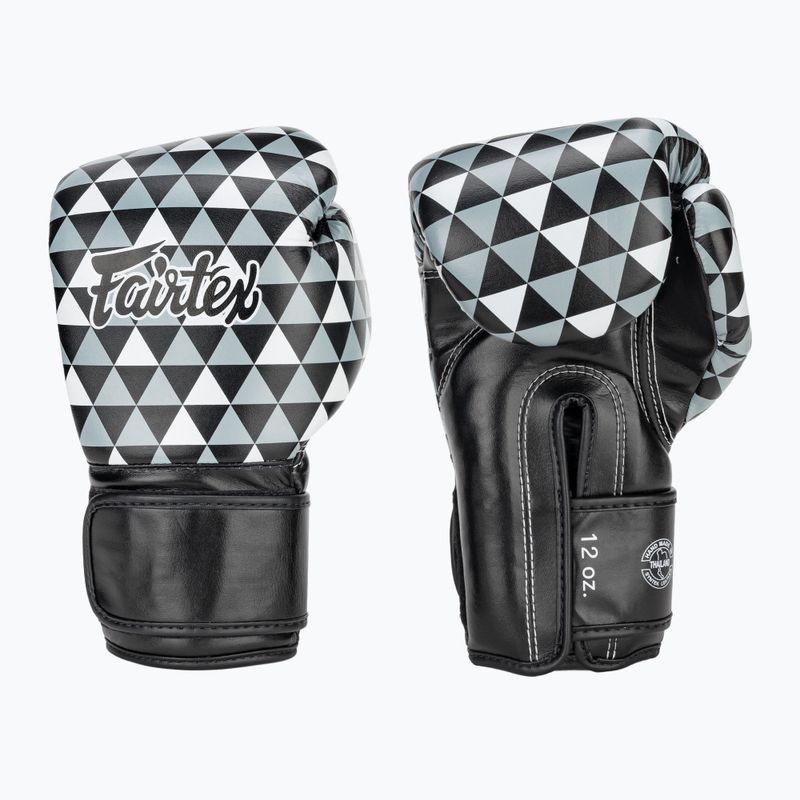 Рукавички Fairtex Microfiber Art Prism чорні на один палець