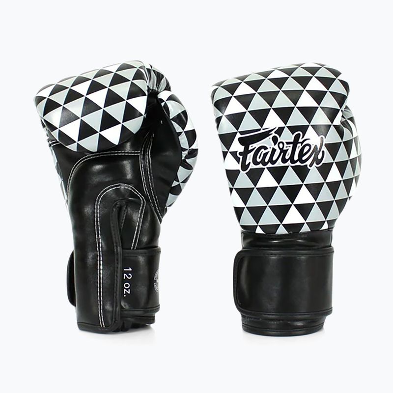 Рукавички Fairtex Microfiber Art Prism чорні на один палець