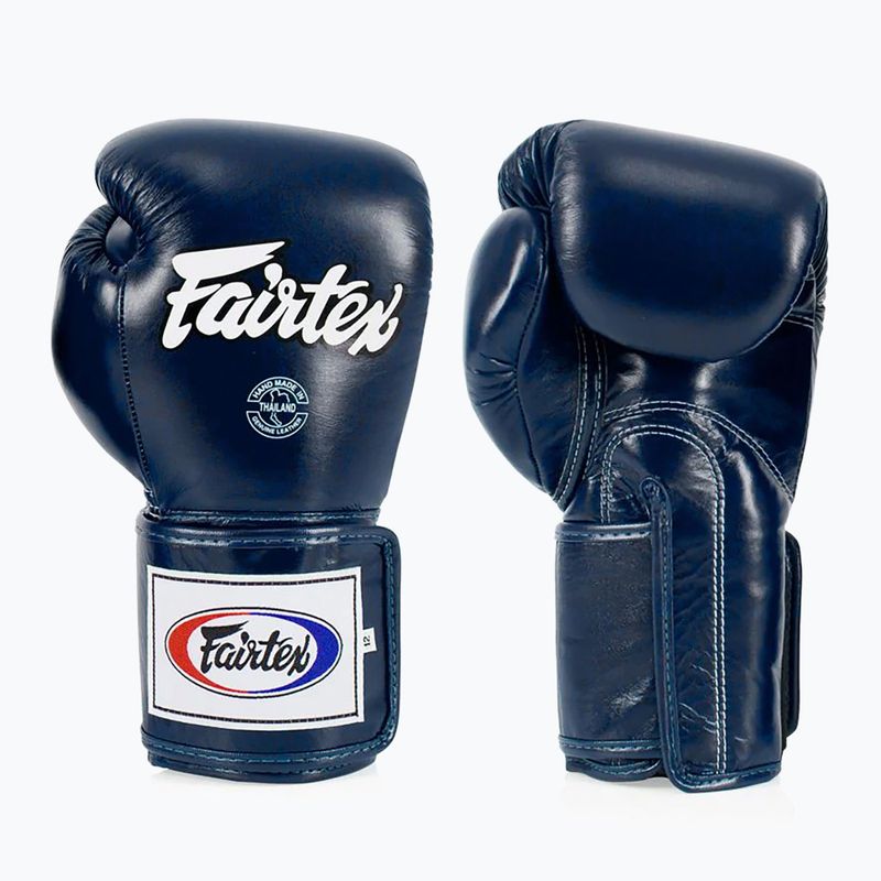 Боксерські рукавички Fairtex Super Sparring - закритий великий палець сині