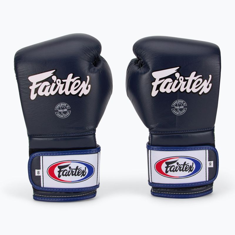 Боксерські рукавички Fairtex Heavy Hitter Mexican Style сині 2