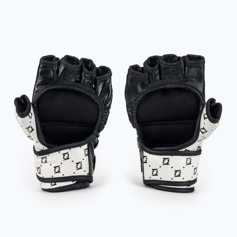 Рукавички для боротьби Fairtex Super Sparring білі/чорні 3