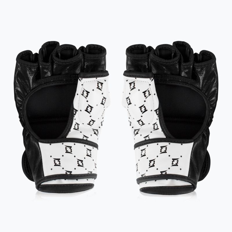 Рукавички для боротьби Fairtex Super Sparring білі/чорні 2