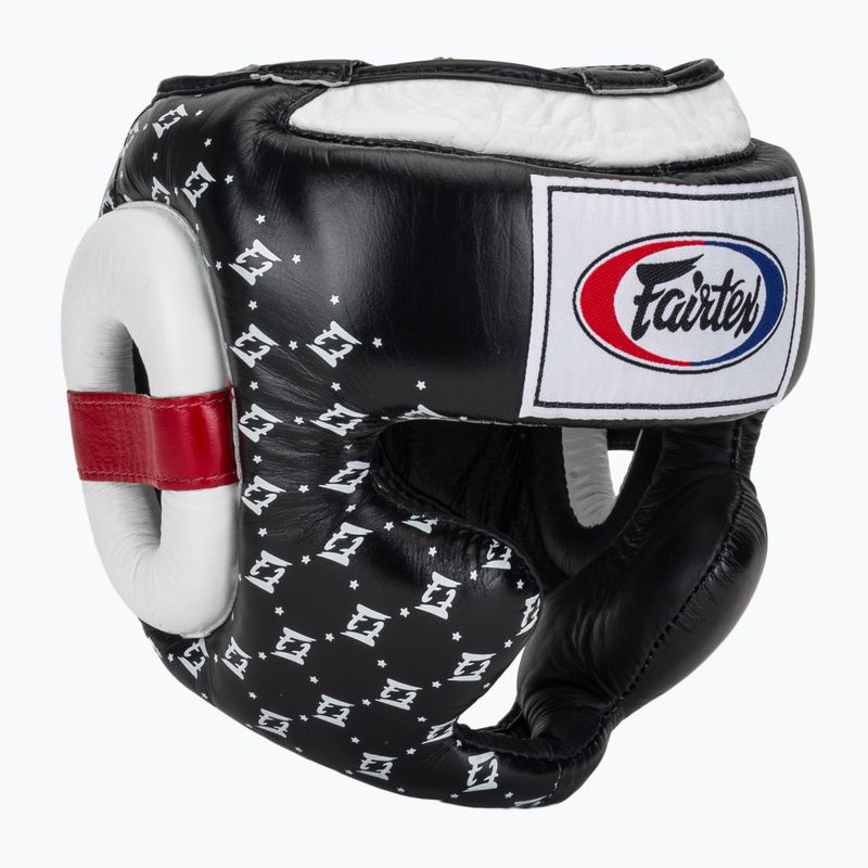 Боксерський шолом Fairtex Super Sparring чорний/білий