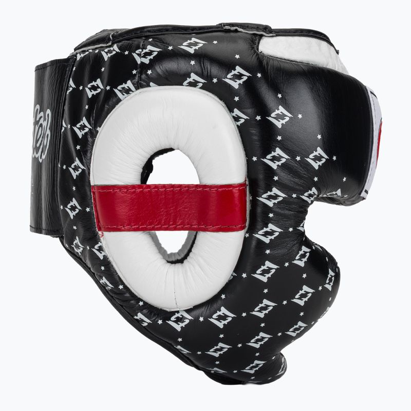 Боксерський шолом Fairtex Super Sparring чорний/білий 2