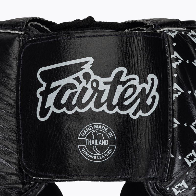 Боксерський шолом Fairtex Super Sparring чорний/білий 5