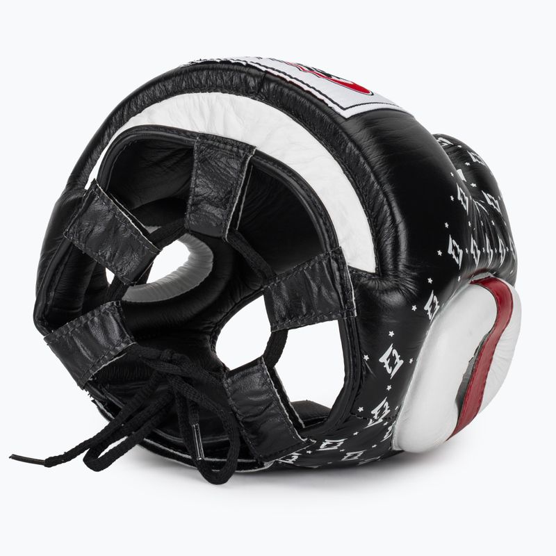Боксерський шолом Fairtex Super Sparring чорний/білий 6
